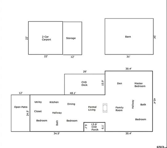 17597 CR 452, Lindale, TX 75771