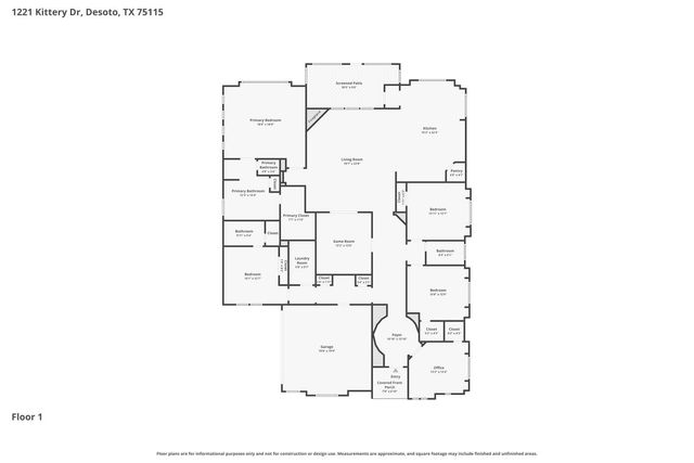 1221 Kittery Drive, Desoto, TX 75115