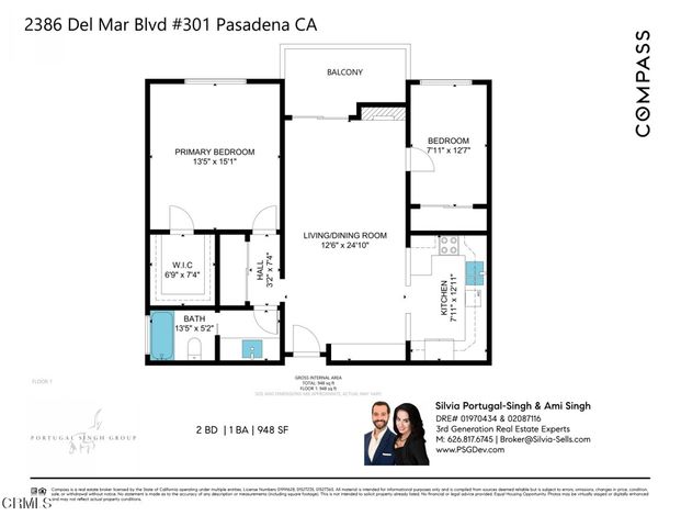 2386 E Del Mar Boulevard 301, Pasadena, CA 91107