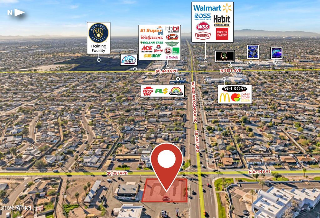 Image 1 of property listing at 4641 W Indian School Road -, Phoenix, AZ 85031