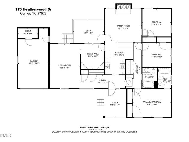 113 Heatherwood Drive, Garner, NC 27529