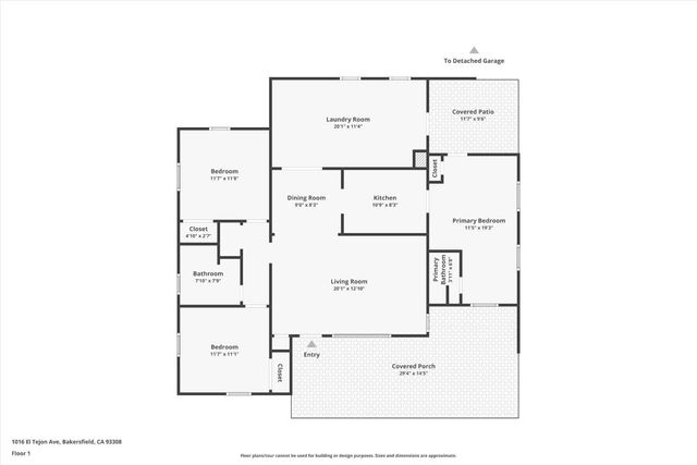 1016 El Tejon Avenue, Bakersfield, CA 93308