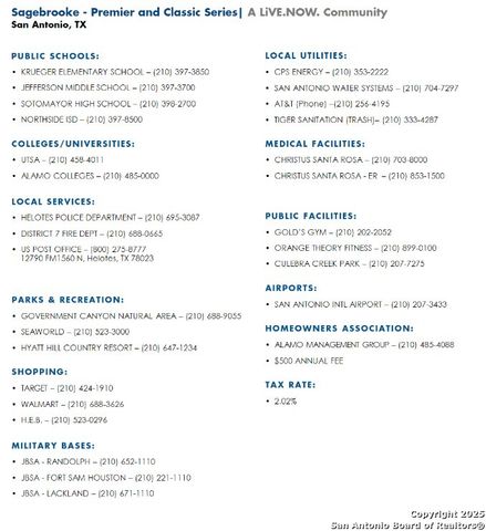 11586 Cottage Point, San Antonio, TX 78254