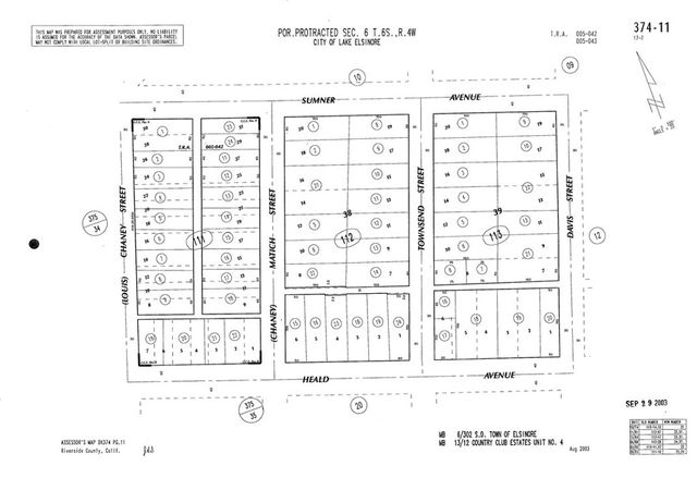 0 Townsend, Lake Elsinore, CA 92530