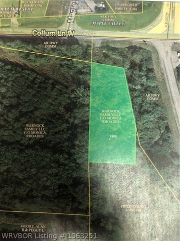 . Collum Lane, Alma, AR 72921