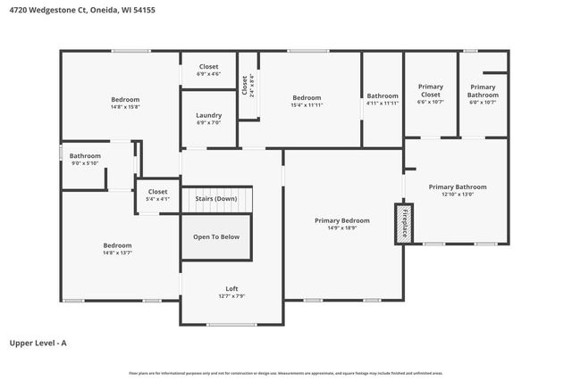4720 WEDGESTONE COURT, Oneida, WI 54155