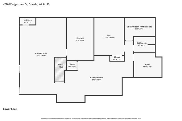 4720 WEDGESTONE COURT, Oneida, WI 54155