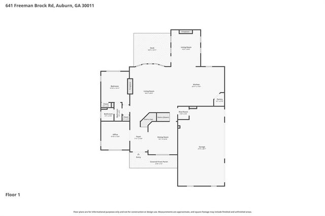 641 Freeman Brock Road, Auburn, GA 30011