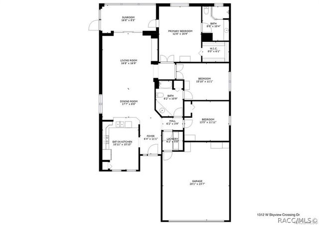 1312 W Skyview Crossing Drive, Hernando, FL 34442