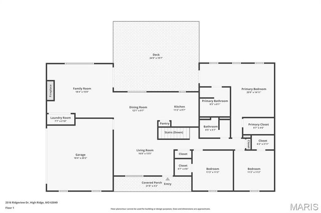 2516 Ridgeview Drive, High Ridge, MO 63049