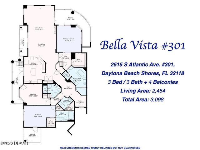 2515 S Atlantic Ave Unit 301, Daytona Beach Shores, FL 32118