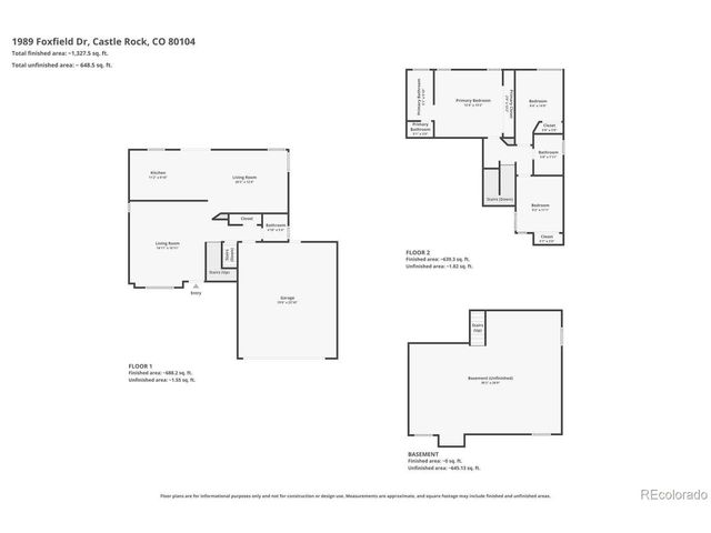 1989 Foxfield Dr, Castle Rock, CO 80104