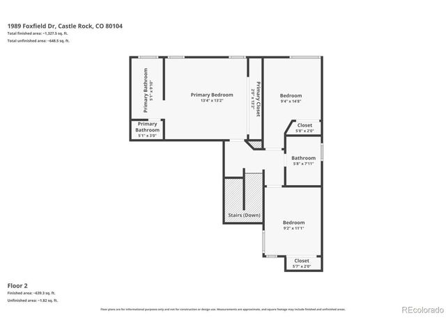 1989 Foxfield Dr, Castle Rock, CO 80104