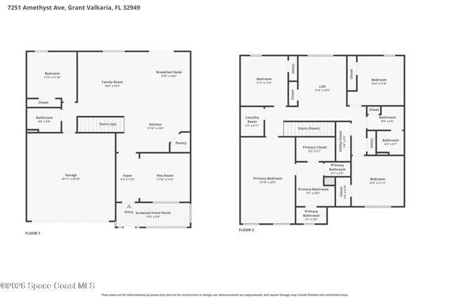7251 Amethyst Avenue, Grant-valkaria, FL 32949