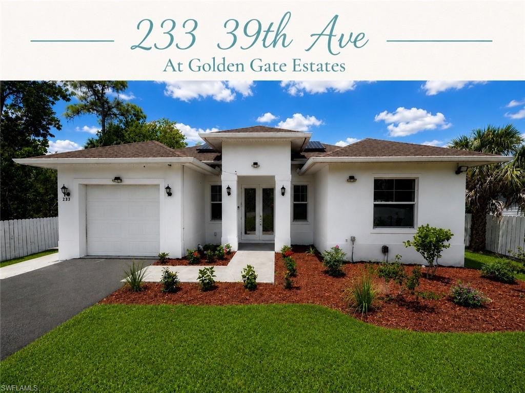 233 39th AVE NE, NAPLES, FL 34120 — exterior
