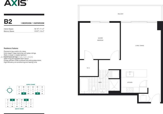 1111 SW 1 AV 1715-N, Miami, FL 33130