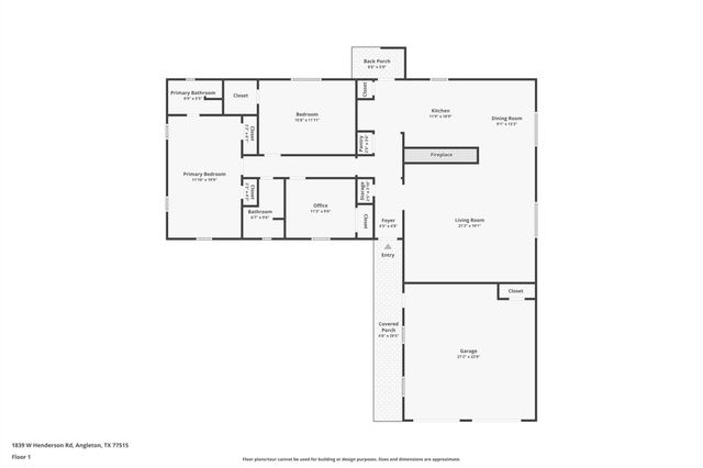 1839 W Henderson Rd, Angleton, TX 77515