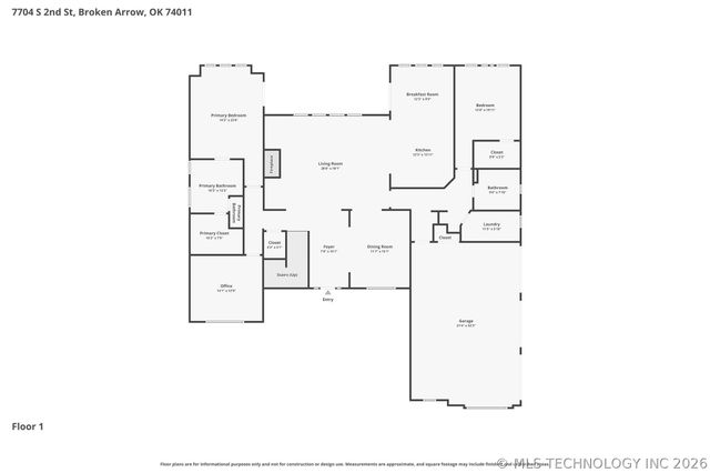 7704 S 2nd Street, Broken Arrow, OK 74011