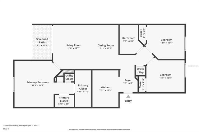 1231 GODAVARI WAY 204, Wesley Chapel, FL 33543