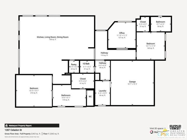 1287 Celadon Street, Palm Springs, CA 92262