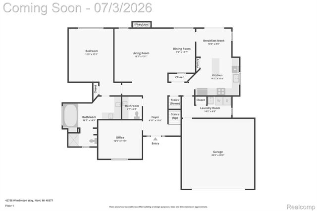 42738 Wimbleton Way, Novi, MI 48377