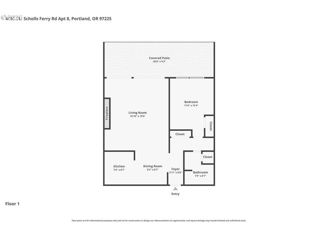 4460 Sw SCHOLLS FERRY Rd 8, Portland, OR 97225