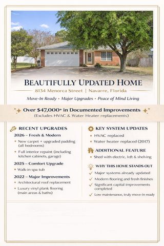 8134 Menorca Street, Navarre, FL 32566