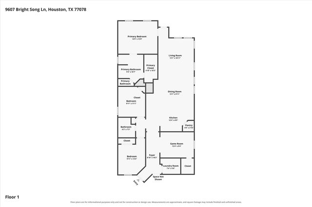 9607 Bright Song Lane, Houston, TX 77078
