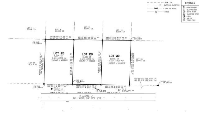 lots 28 29 30 E Laurel Lane, Defuniak Springs, FL 32433