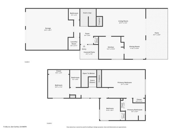 7 Lilly Lane, San Carlos, CA 94070