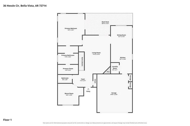 36 Hessle Circle, Bella Vista, AR 72714