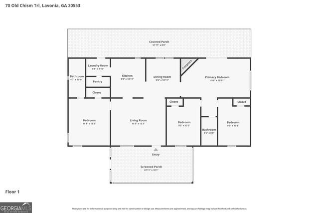 70 Old Chism Trail, Lavonia, GA 30553