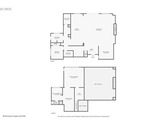 85168 STRAYER Pl, Eugene, OR 97405