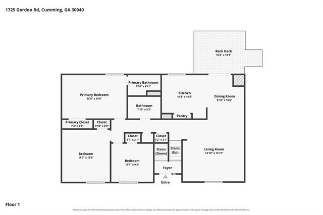 1725 Gordon Road, Cumming, GA 30040