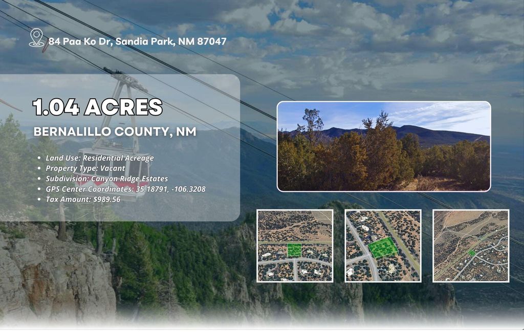 84 PAA KO Drive, Sandia Park, NM 87047