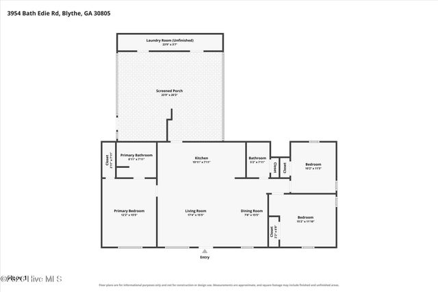 3954 Bath Edie Road, Blythe, GA 30805