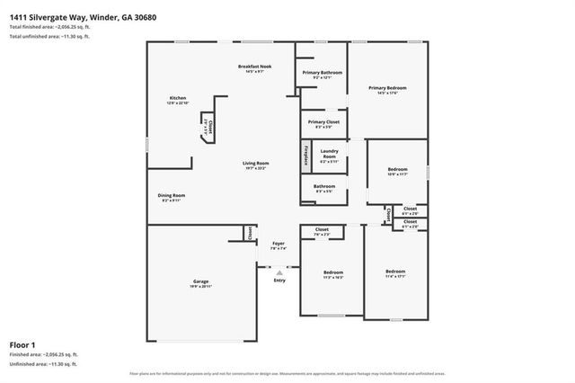 1411 Silvergate Way, Winder, GA 30680