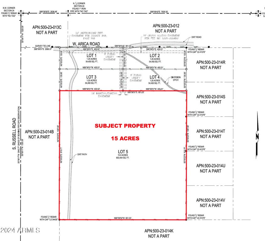 LOT 5 W ARICA (NO ADDRESS) Road 5, Casa Grande, AZ 85193 — photo 2