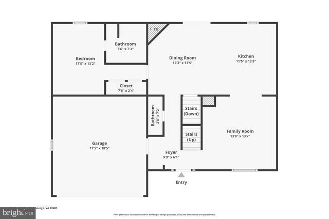 6463 WHEELER DR, King George, VA 22485