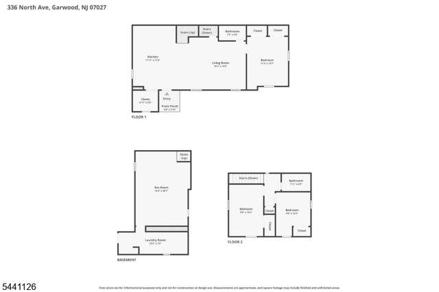 336 North Ave, Garwood Boro, NJ 07027