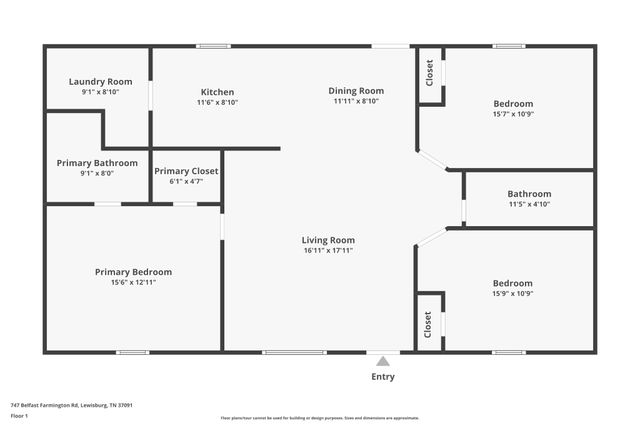 747 Belfast Farmington Rd, Lewisburg, TN 37091