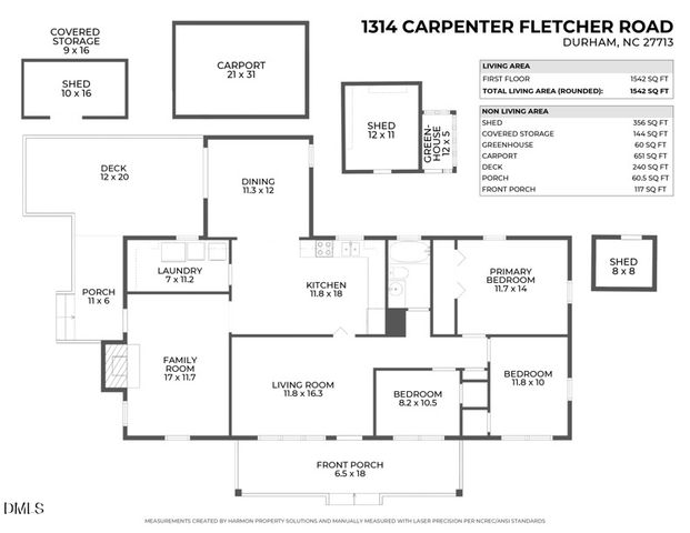 1314 Carpenter Fletcher Road, Durham, NC 27713