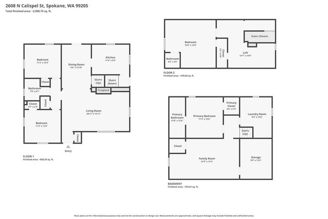 2608 N CALISPEL St, Spokane, WA 99205