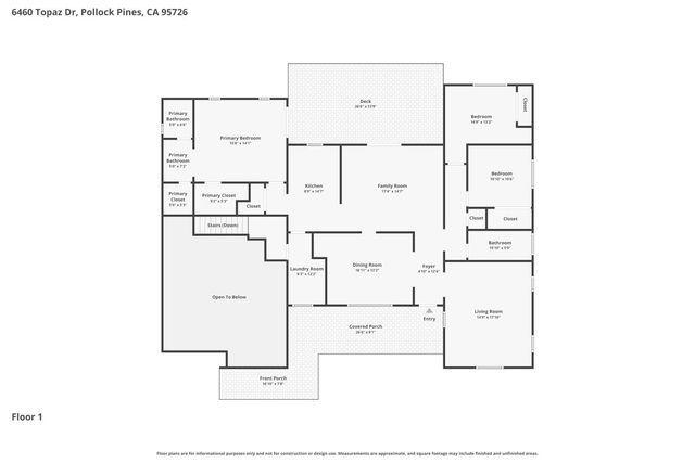 6460 Topaz Dr, Pollock Pines, CA 95726