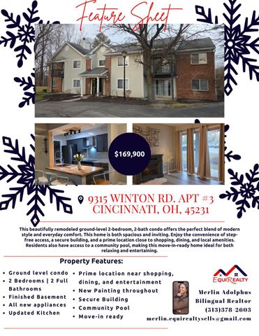 9315 Winton Road, Springfield Twp., OH 45231
