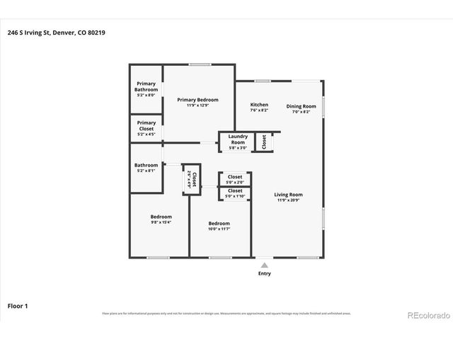 246 S Irving St, Denver, CO 80219