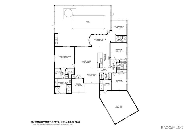 114 W Mickey Mantle Path, Hernando, FL 34442