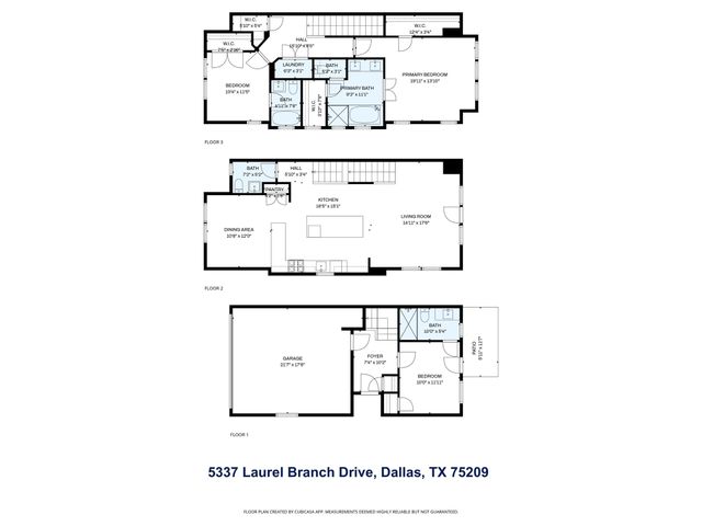 5337 Laurel Branch Drive, Dallas, TX 75209