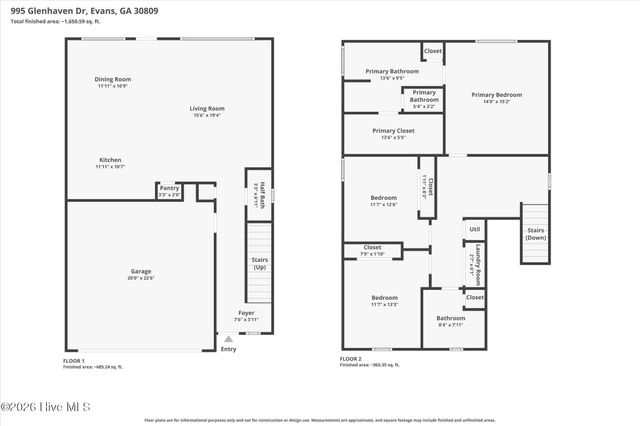 995 Glenhaven Drive, Evans, GA 30809