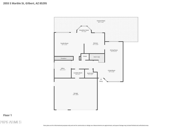 2055 S MARBLE Street, Gilbert, AZ 85295
